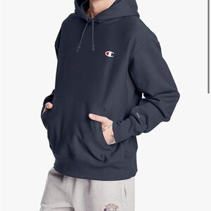 Champion Men's Navy Hoodie